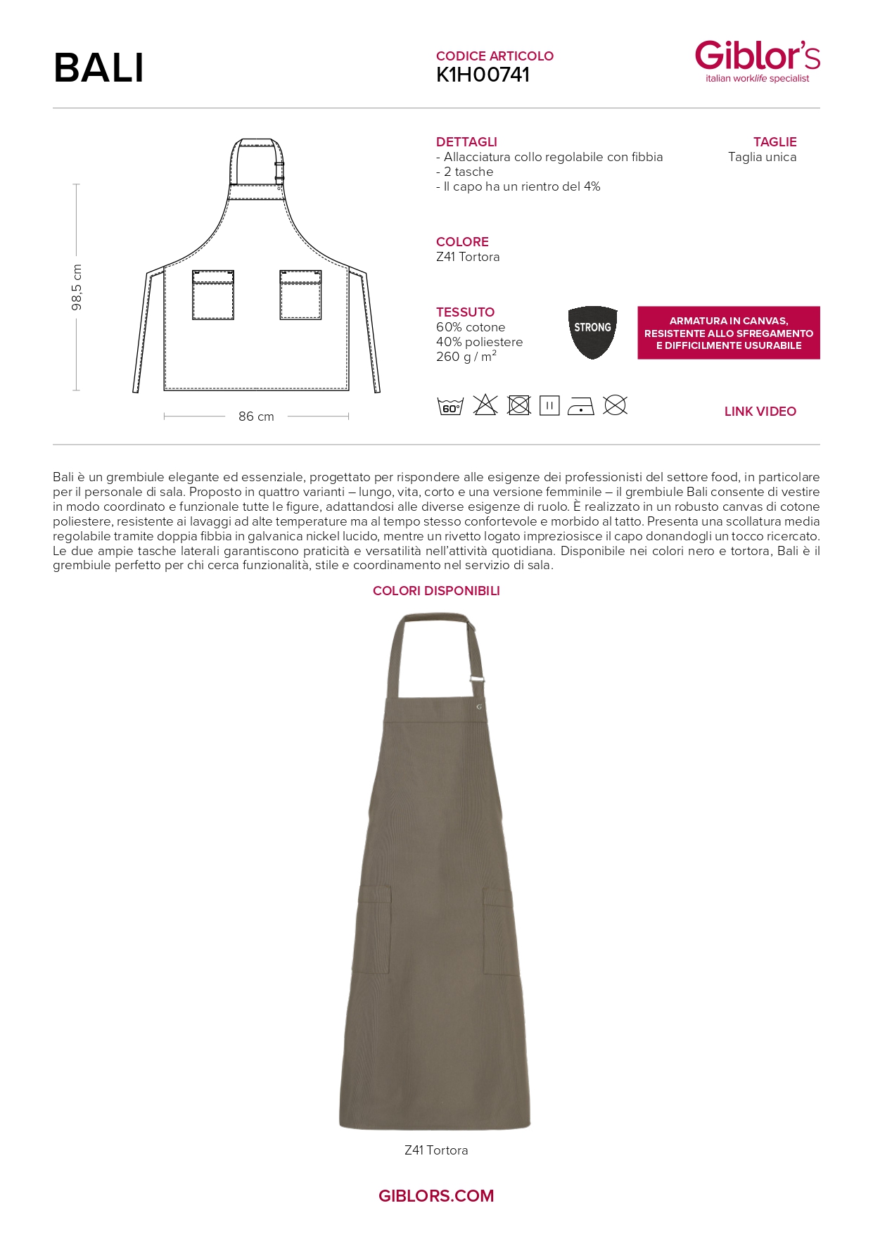 Spendi-Bene-ti-conviene-meglio-meno-Abbigliamento-Divise-Lavoro-Giblor's-Donna-Grembiule-Bali-Shop-Ecommerce-Offerte-Sconti-Promo-Ho.Re.Ca.-Ristorazione-Sala-Camerieri